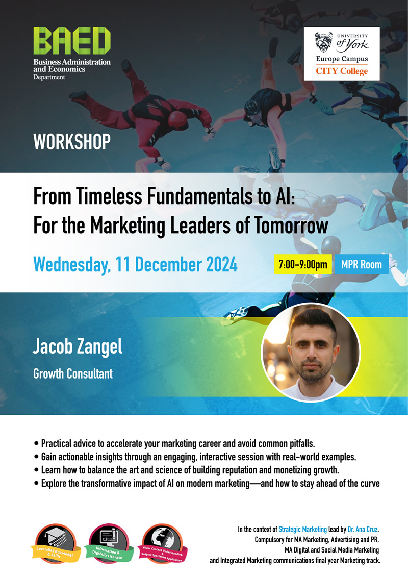 From Timeless Fundamentals to AI - For the Marketing Leaders of Tomorrow