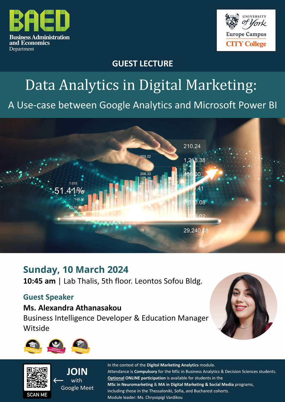 Guest Lecture - Data Analytics in Digital Marketing