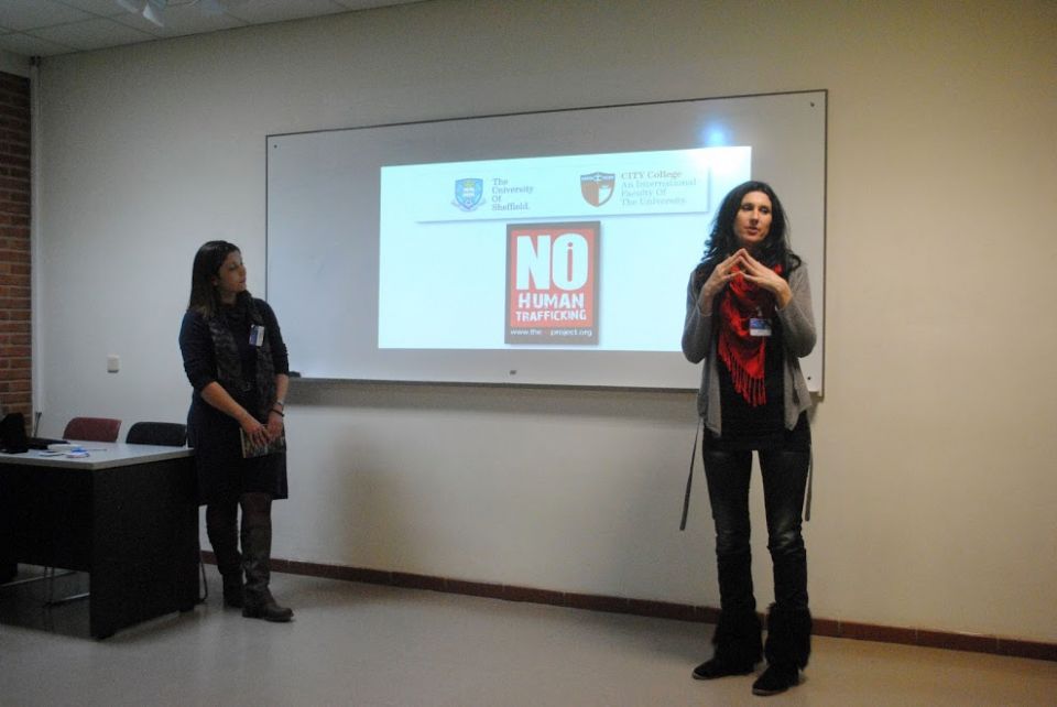 Ms. Margarita Kosior and Ms. Despina Sarantidou, from the English Studies Dept., in the 24th International TESOL Macedonia-Thrace Conference