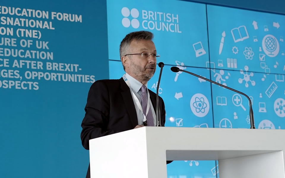 Mr. Ioannis Ververidis, Principal of the International Faculty CITY College participated as speaker at the Higher Education Forum on Transnational Education (TNE)