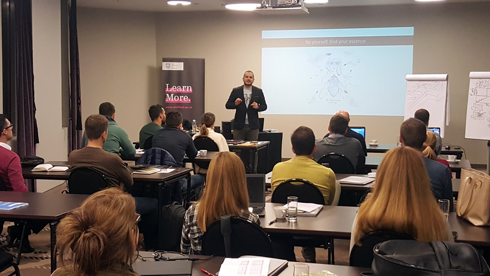 The Executive MBA of the International Faculty in Belgrade - Guest lecture by Mr. Vuk Kosovac, Executive Director of Marketing at Societe Generale Bank