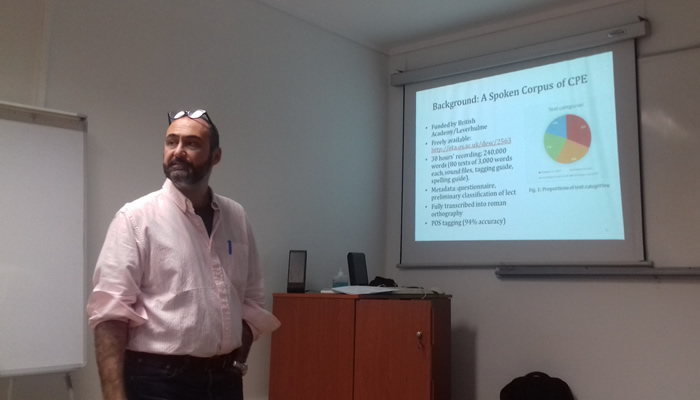 The English Studies Department of the International Faculty of the University of Sheffield, CITY College recently hosted Prof. Adam Piette, Head of the School of English, and Dr. Gabriel Ozon, Lecturer in the School of English