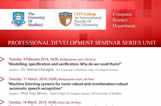 Professional Developement Seminar Series