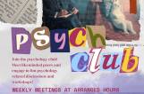 Announcing new Student Club: Psychology Club