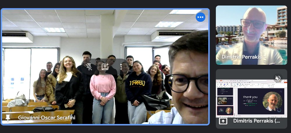 Insights into Talent Management: A Guest Lecture by Dimitris Perrakis by the Business Administration & Economics Department