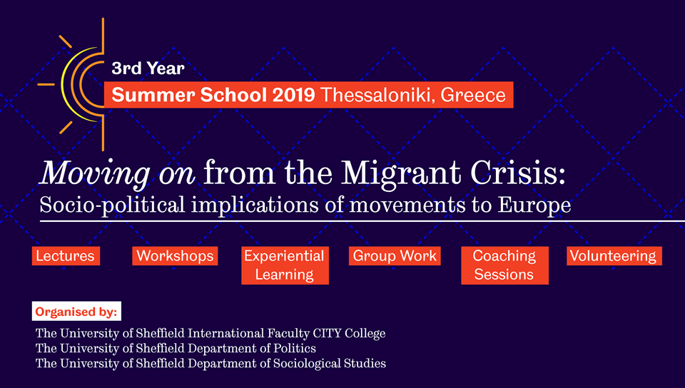 Summer School 2019 - Moving on from the Migrant Crisis: Socio-political implications of movements to Europe